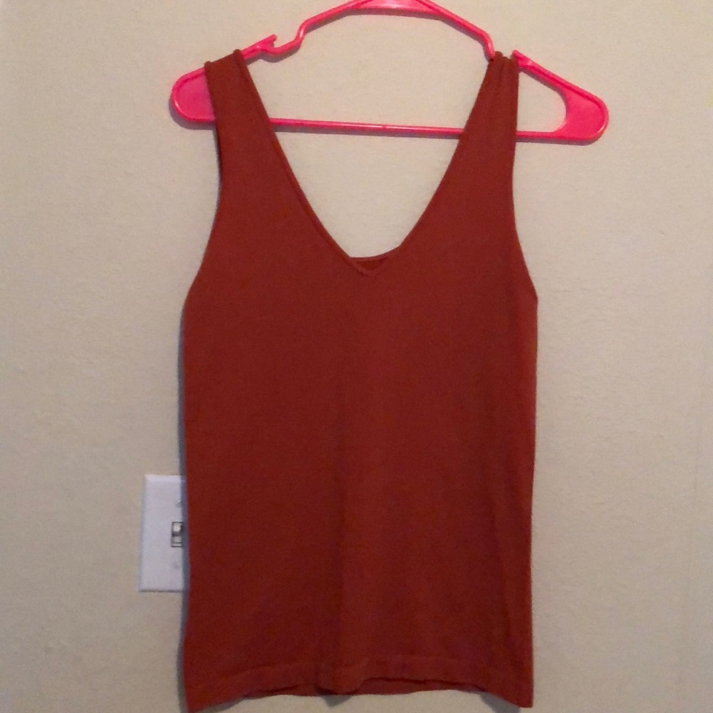Burnt orange tank
